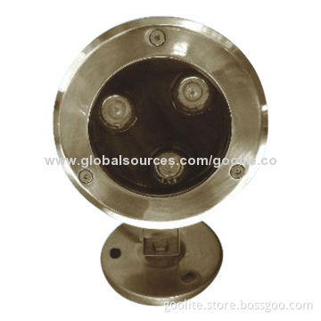 LED Underwater Light, 3W, 115*90*160mm, CE & RoHS Marks, 2-year Warranty